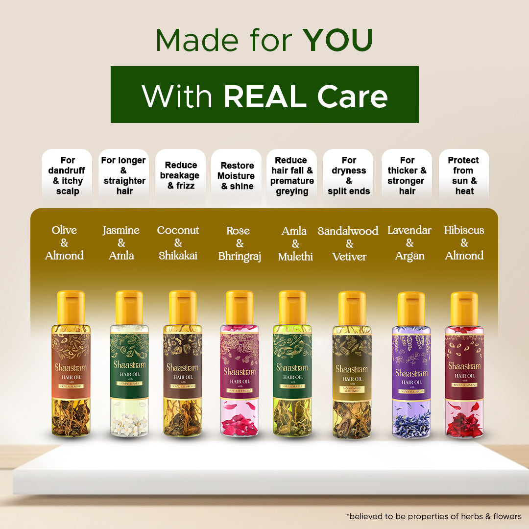 Jasmine Amla herbal hair oil for stress relief and clamness (100ml), with Pure Neem comb (Combo)