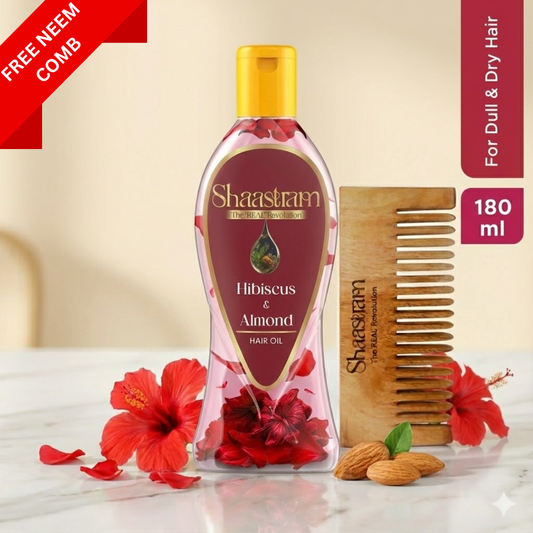 Repair Sun Damage – Hibiscus & Almond Herbal Hair Oil