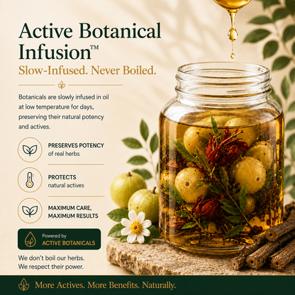 Reduce Hair Fall – Amla & Mulethi Herbal Hair Oil with Free Neem Comb
